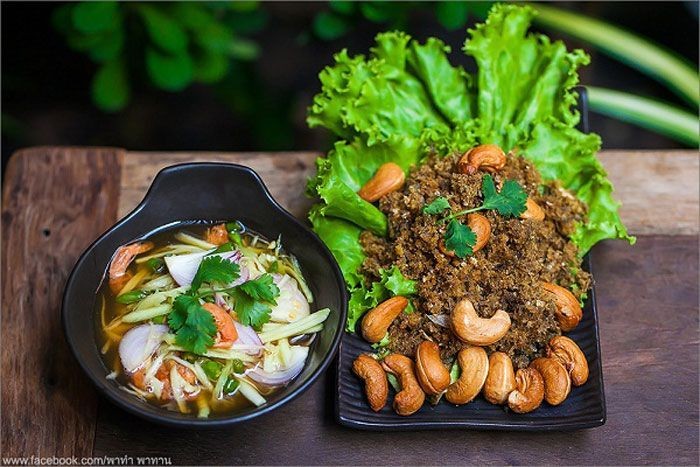 ยำปลาทูฟู อาหารจานเดียว