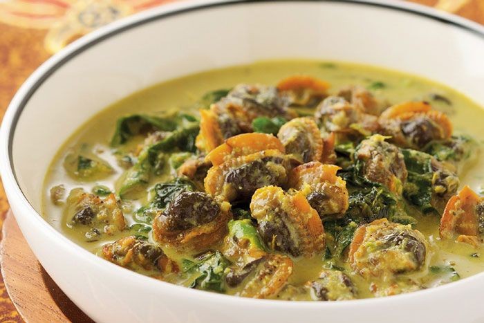 แกงหอยแครงใบชะพลู (สากล) อาหารภาคใต้