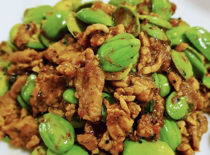 ผัดเผ็ดหมูสะตอ (สากล) อาหารภาคใต้
