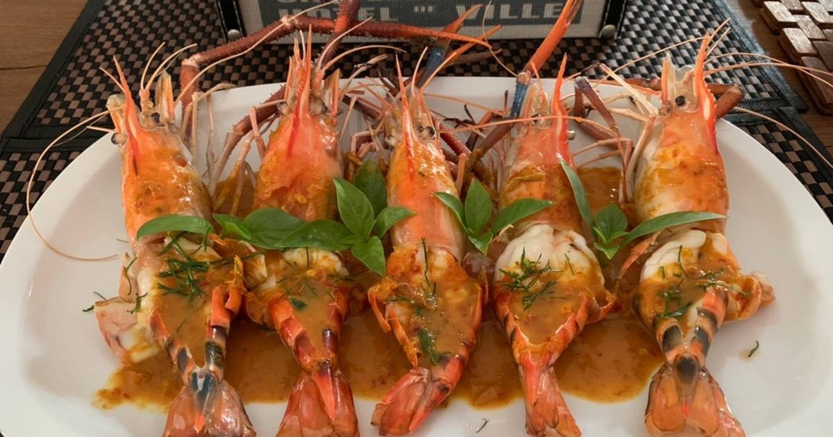 ฉู่ฉี่กุ้งแม่น้ำ อาหารภาคกลาง