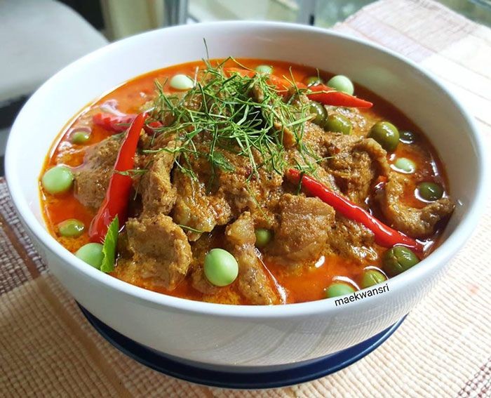 พะแนงเนื้อ อาหารภาคกลาง