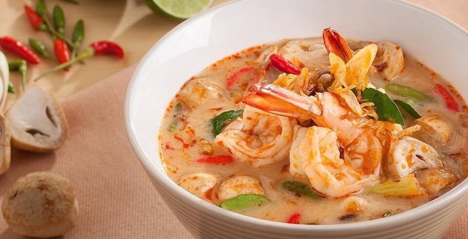 ต้มยำทะเลน้ำข้น อาหารภาคกลาง