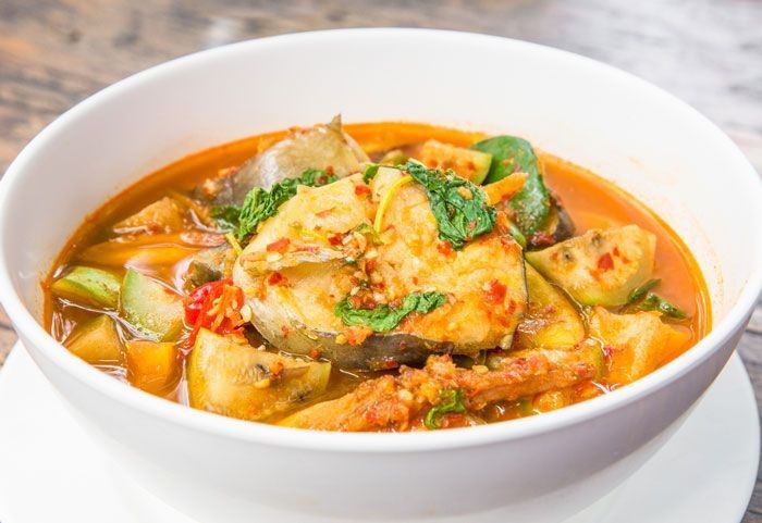 แกงป่าปลาดุก อาหารภาคกลาง