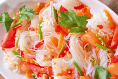 ยำวุ้นเส้นเจ อาหารเจ