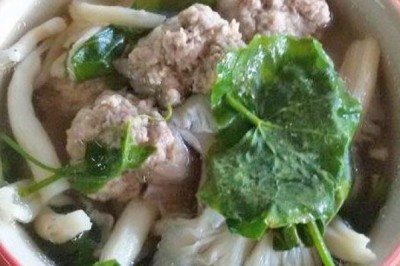 แกงจืดตำลึงหมูสับ อาหารภาคใต้