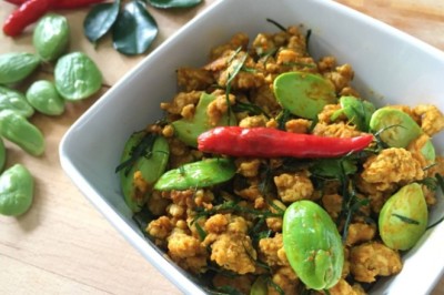 คั่วกลิ้งหมูผัดสะตอ อาหารภาคใต้