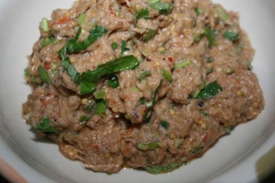 ลาบปลา อาหารภาคเหนือ