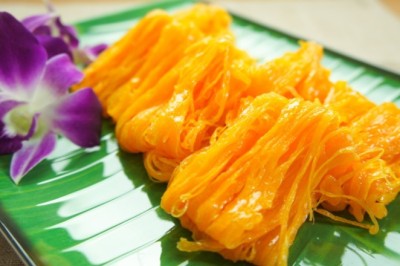 ขนมฝอยทอง ขนมไทย