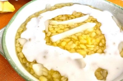 ขนมเต้าส่วน มะพร้าวอ่อนน้ำกะทิสด ขนมไทย