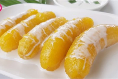 กล้วยไข่เชื่อม ขนมไทย