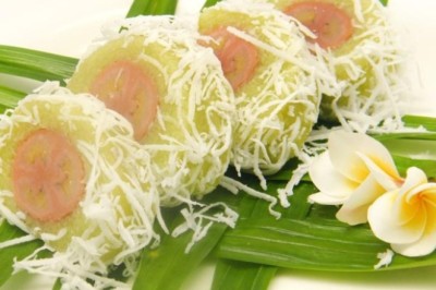 ข้าวต้มหัวหงอก (ข้าวต้มจิ้ม) ขนมไทย