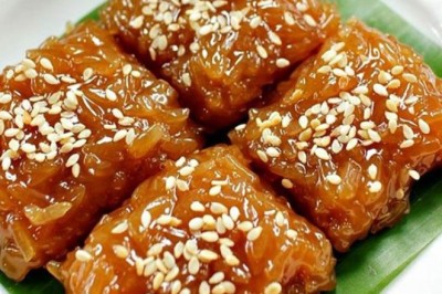 ข้าวเหนียวแดง ขนมไทย