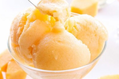 ไอศกรีมแคนตาลูป ไอศกรีม