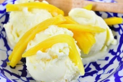 ไอศกรีมขนุนกับลูกตาล ไอศกรีม