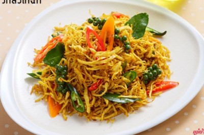 คั่วกลิ้งไก่ฉีก (ประยุกต์) อาหารภาคใต้