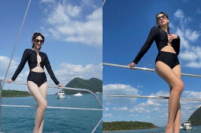 ช็อตนี้แซ่บมาก! “มิน พีชญา” เสิร์ฟความเซ็กซี่ อวดบิกินีแหวกอก  ทำไอจีไฟลุก