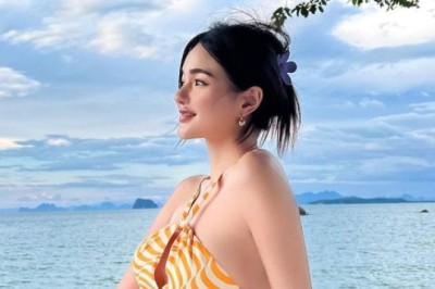 สะกดทุกสายตา! กวาง เดอะเฟซ อวดหุ่นแซ่บในชุดบิกินี่ ร้อนฉ่าทะลุ 100 องศาฯ