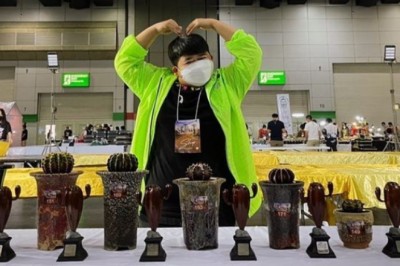 อย่างปลื้ม โก๊ะตี๋โชว์ชัดๆ ให้ดูแคคตัสของตัวเองที่คว้ารางวัลมาครอง