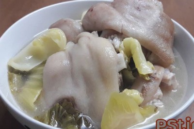 ขาหมูต้มผักกาดดอง อาหารภาคใต้