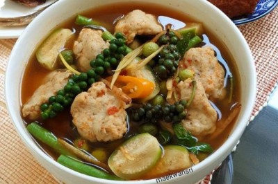 แกงป่าปลากราย อาหารภาคกลาง