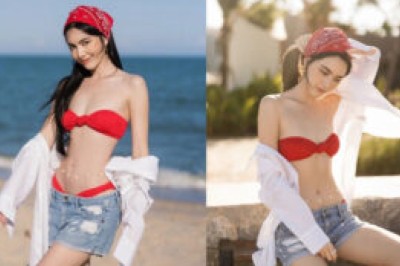 ไม้เรียวยังน้อยไป! “ใหม่ ดาวิกา” นุ่งบิกินี่แดงแรงฤทธิ์ “เป้ย ปานวาด” ยังทนไม่ไหว