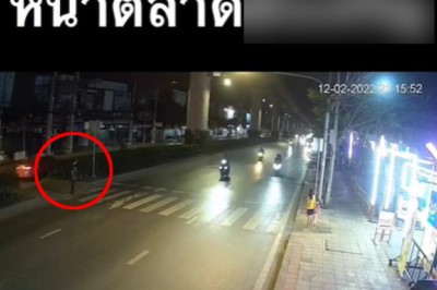 อีกแล้วรถชนคน ข้ามทางม้าลาย ล้มนอนนิ่งอยู่กับพื้น ชาวเน็ตเสียงแตกใครผิดกันแน่