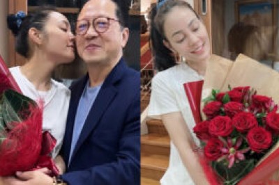 หวานไม่แผ่ว! “ตั๊ก บงกช” แชร์โมเมนต์น่ารัก “คุณบุญชัย” หอบดอกไม้เซอร์ไพรส์วาเลนไทน์