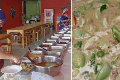 สวนวิกฤตของแพง! เปิดบุฟเฟ่ต์ร้านข้าวแกง อิ่มไม่อั้น 49 บาท ฟรีน้ำดื่ม-ขนมหวาน