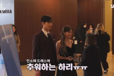 อิจฉาตาร้อน ! อันฮโยซอบ สวมเสื้อคลุมให้ คิมเซจอง ระหว่างถ่ายทำ A Business Proposal