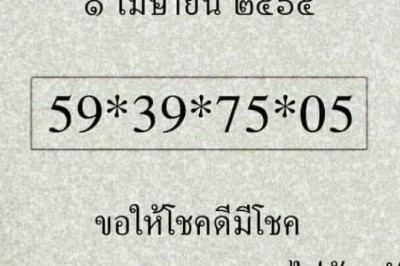 ของดีเมืองเหนือ! เลขเด็ดงวดนี้ “อ.หนุ่ม เชียงใหม่” คำนวนสูตรใหม่ งวด1/4/65 ปล่อย2ตัวตรง