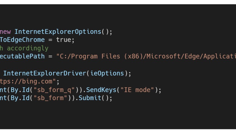 Selenium ออก IE Driver เวอร์ชันใหม่, รองรับการทดสอบเว็บไซต์กับ IE Mode บน Microsoft Edge