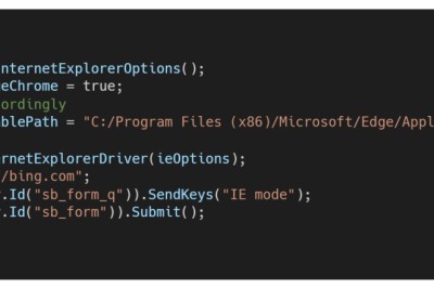 Selenium ออก IE Driver เวอร์ชันใหม่, รองรับการทดสอบเว็บไซต์กับ IE Mode บน Microsoft Edge
