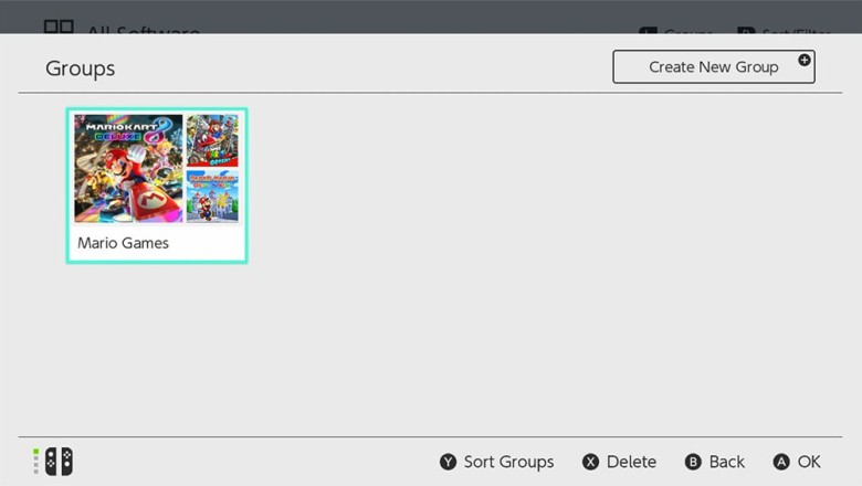 Nintendo Switch อัพเดตเฟิร์มแวร์ สามารถจัดโฟลเดอร์เกมได้แล้ว