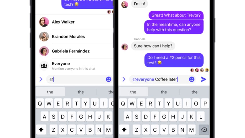 Facebook Messenger เพิ่มทางลัดแท็กหาทุกคนในห้องแชทด้วย @everyone