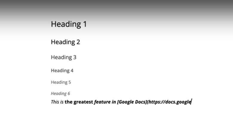 Google Docs เพิ่มการรองรับ Markdown Syntax ทั้ง Heading, Bold และ Link