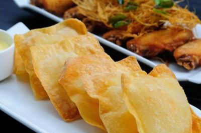 เกี๊ยวห่อครีมชีส ขนมนานาชาติ