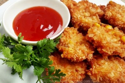 ข้าวโพดกุ้งทอด ขนมนานาชาติ