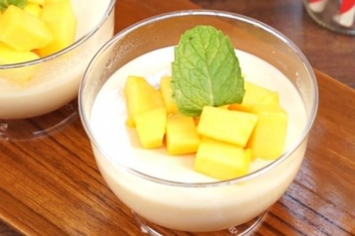 เต้าฮวยมะม่วงนมสด ขนมหน้าร้อน Low calorie