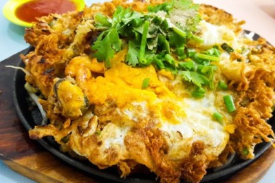 หอยแมลงภู่ทอด อาหารจานเดียว