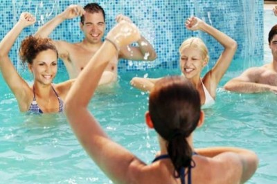 ออกกำลังกายในน้ำ ช่วยลดพุง