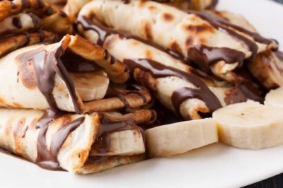 เครปกล้วยหอม ขนมนานาชาติ