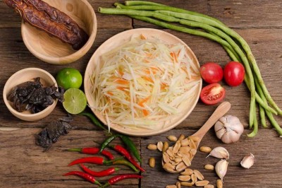 เคล็ดลับเส้นมะละกอกรอบอร่อย