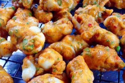 ทอดมันปลาหมึก อาหารจานเดียว