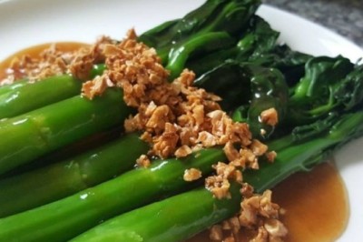 คะน้าน้ำมันหอย อาหารจานเดียว