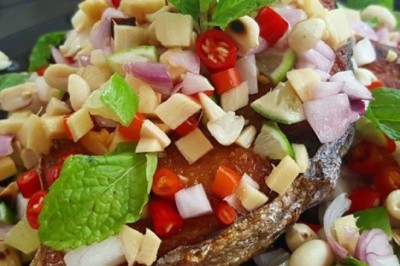 ปลาอินทรีลุยสวน อาหารจานเดียว