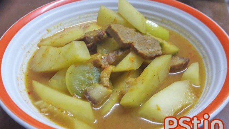 แกงส้มหมูย่างกับมะละกอดิบ อาหารภาคใต้