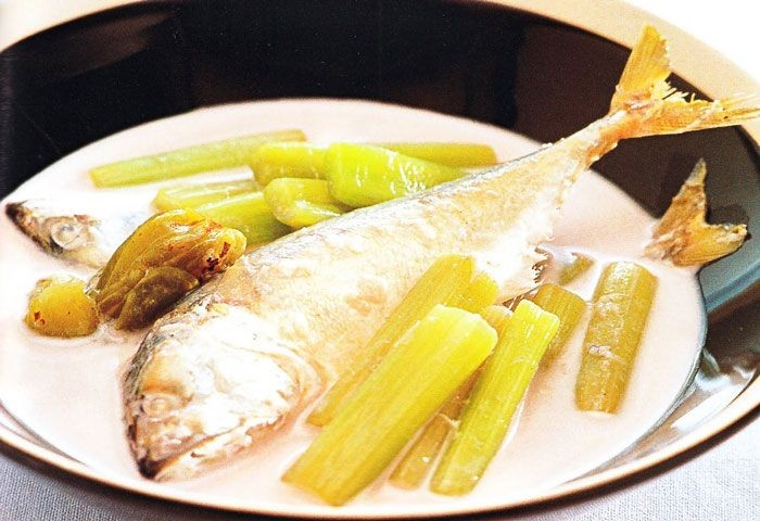 ต้มกะทิสายบัว อาหารภาคกลาง