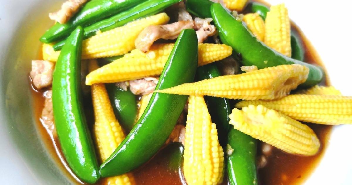 ผัดผักสามสหายน้ำมันหอย อาหารจานเดียว