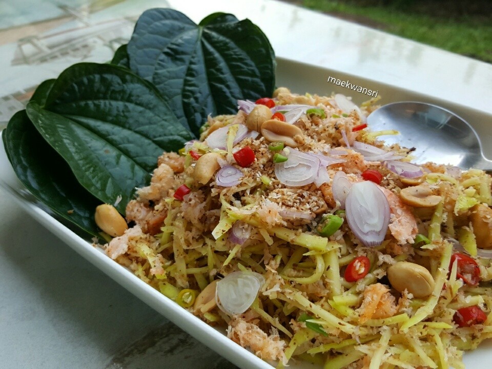 ยำมะมุด (ยำลูกมุด) อาหารภาคใต้