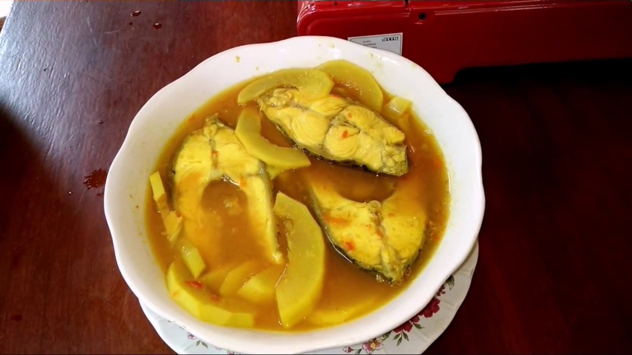 แกงเหลืองลูกมุดปลาช่อน (สากล) อาหารภาคใต้